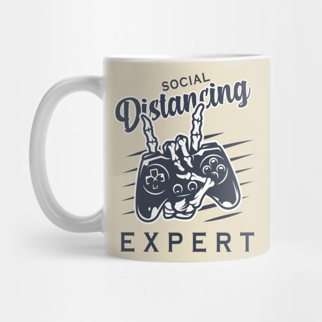 Awesome Social Distancing Expert Gaming Hand Skeleton by KingMaster